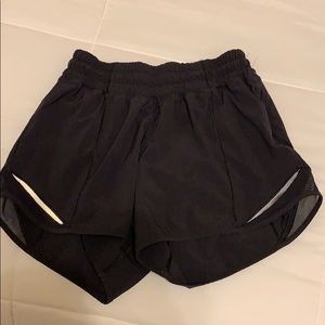 Lululemon black shorts.